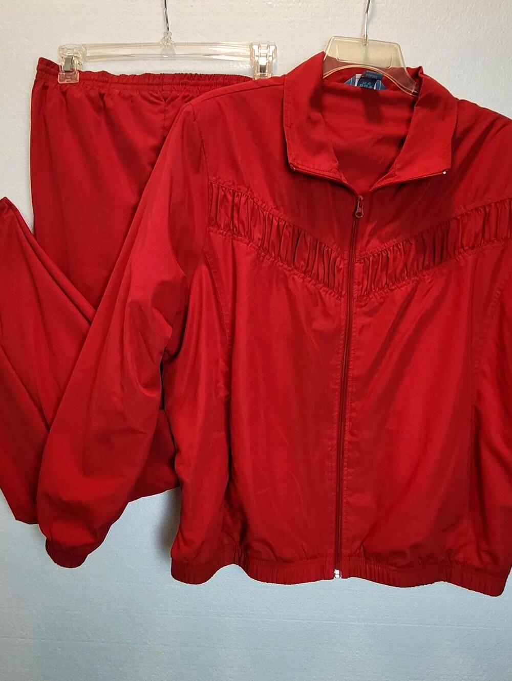 Napa Valley Sport Women's Red Tracksuit Set Size 2X
